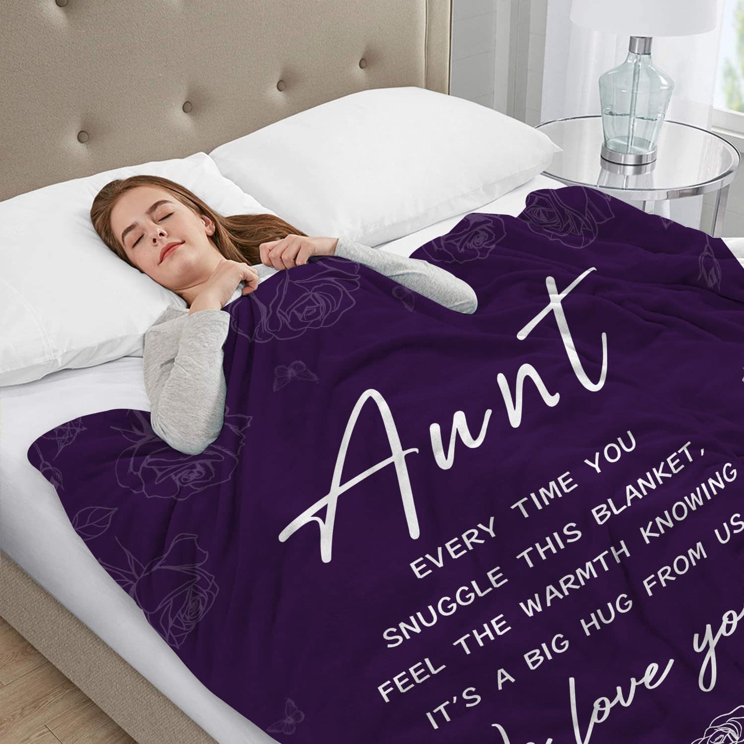 Manta de Tía AJIIUSV - El Mejor Regalo de Sobrina, Regalos - Imagen 3