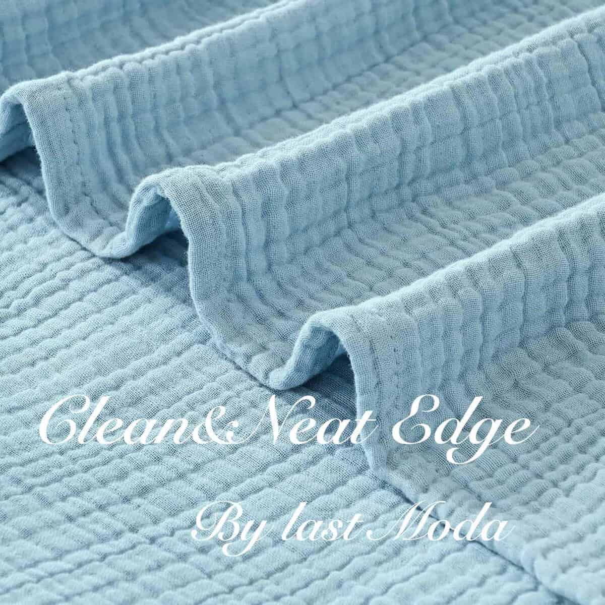 LAST MODA Manta de Muselina 100% Algodón 230x230 cm, Manta - Imagen 4