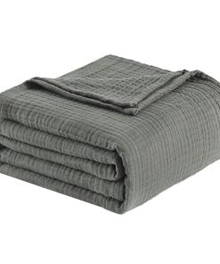 Manta Muselina 100% Algodón 90�x90�, Ligera y Transpirable,