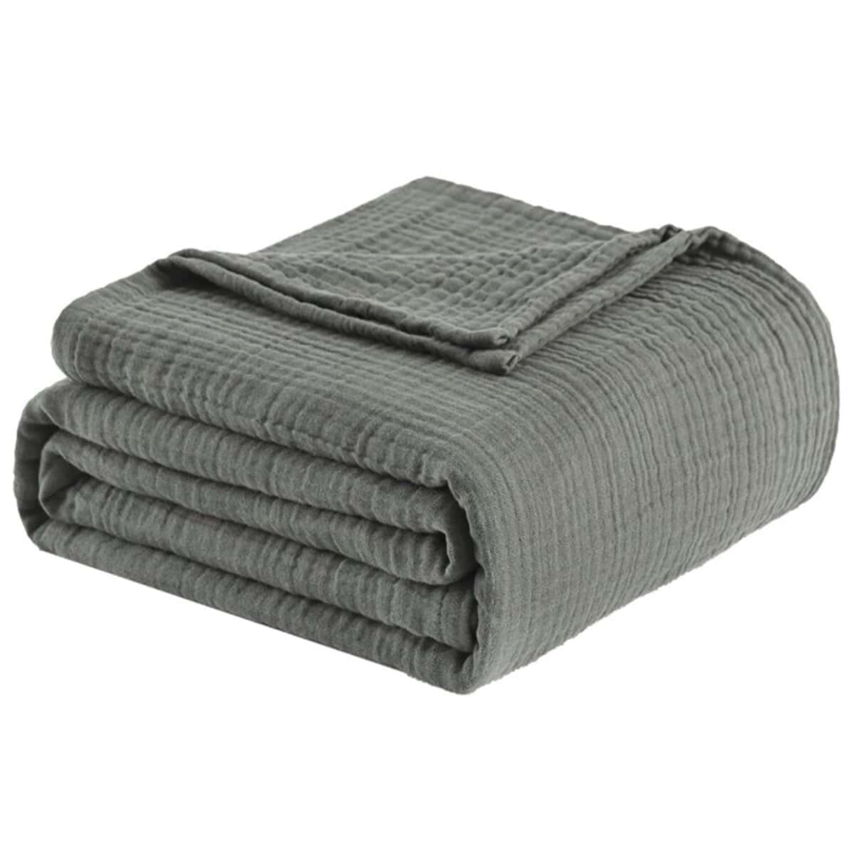 Manta Muselina 100% Algodón 90�x90�, Ligera y Transpirable,