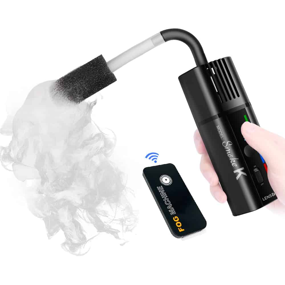 Máquina de Humo LENSFOG, Máquina de Humo Portátil de Mano,