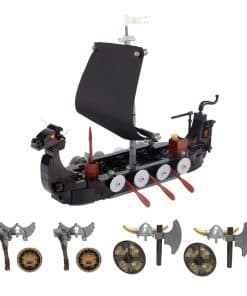 Set de Construcción de Barco Pirata Vikingo -7 Piezas)