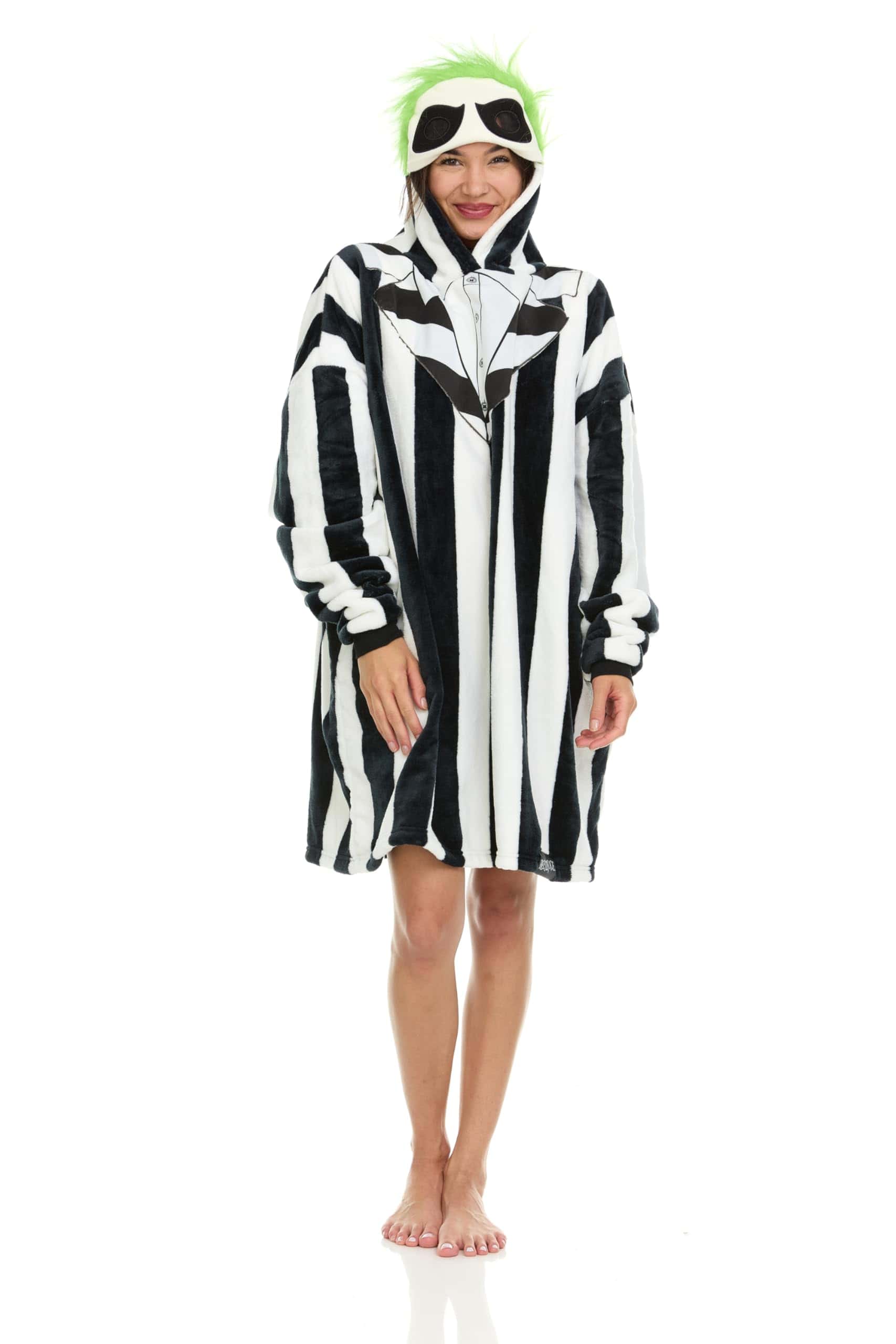 Manta con capucha COCO BRANDS Beetlejuice Cosplay, Talla - Imagen 3