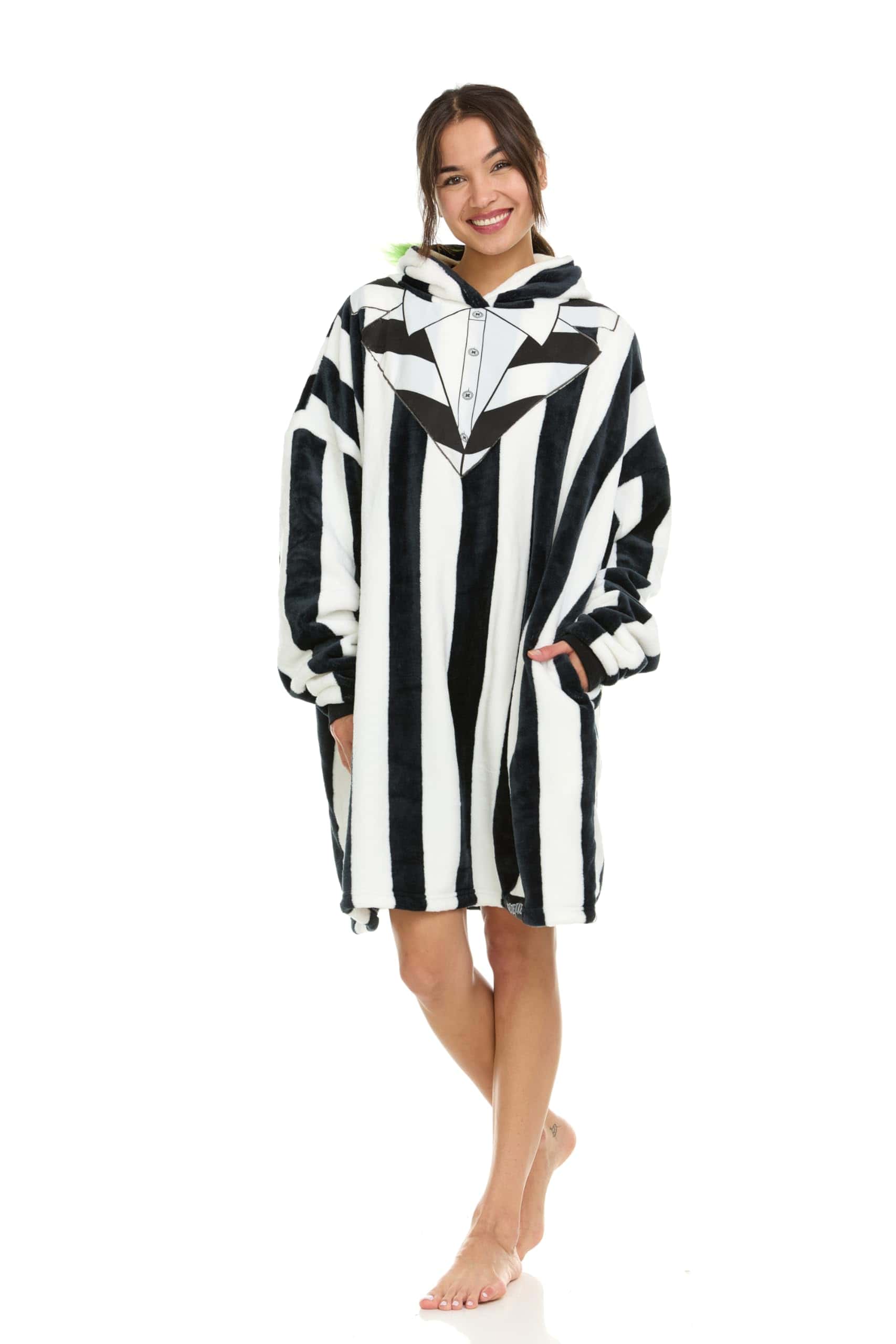 Manta con capucha COCO BRANDS Beetlejuice Cosplay, Talla - Imagen 5