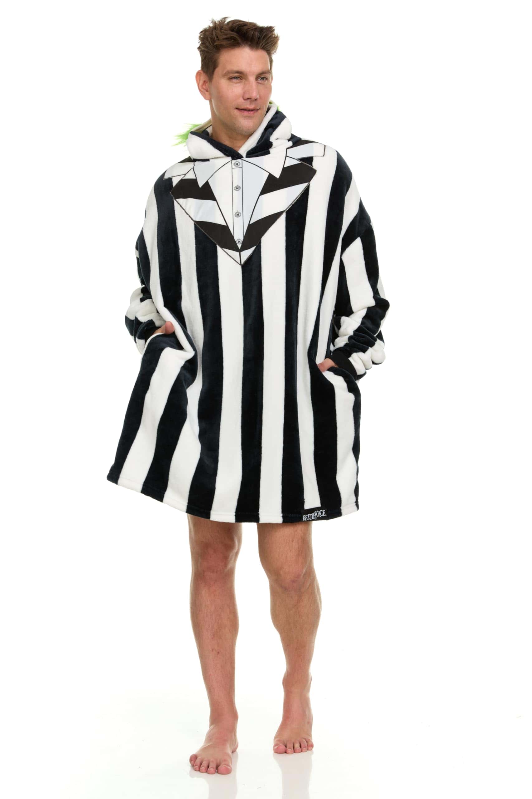 Manta con capucha COCO BRANDS Beetlejuice Cosplay, Talla - Imagen 4