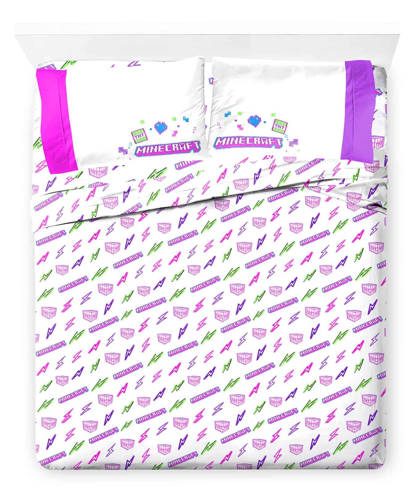 Juego de sábanas completo de Minecraft Jay Franco - Super