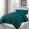 Juego de Comforter Chezmoi Collection Berlin Teal Pinch
