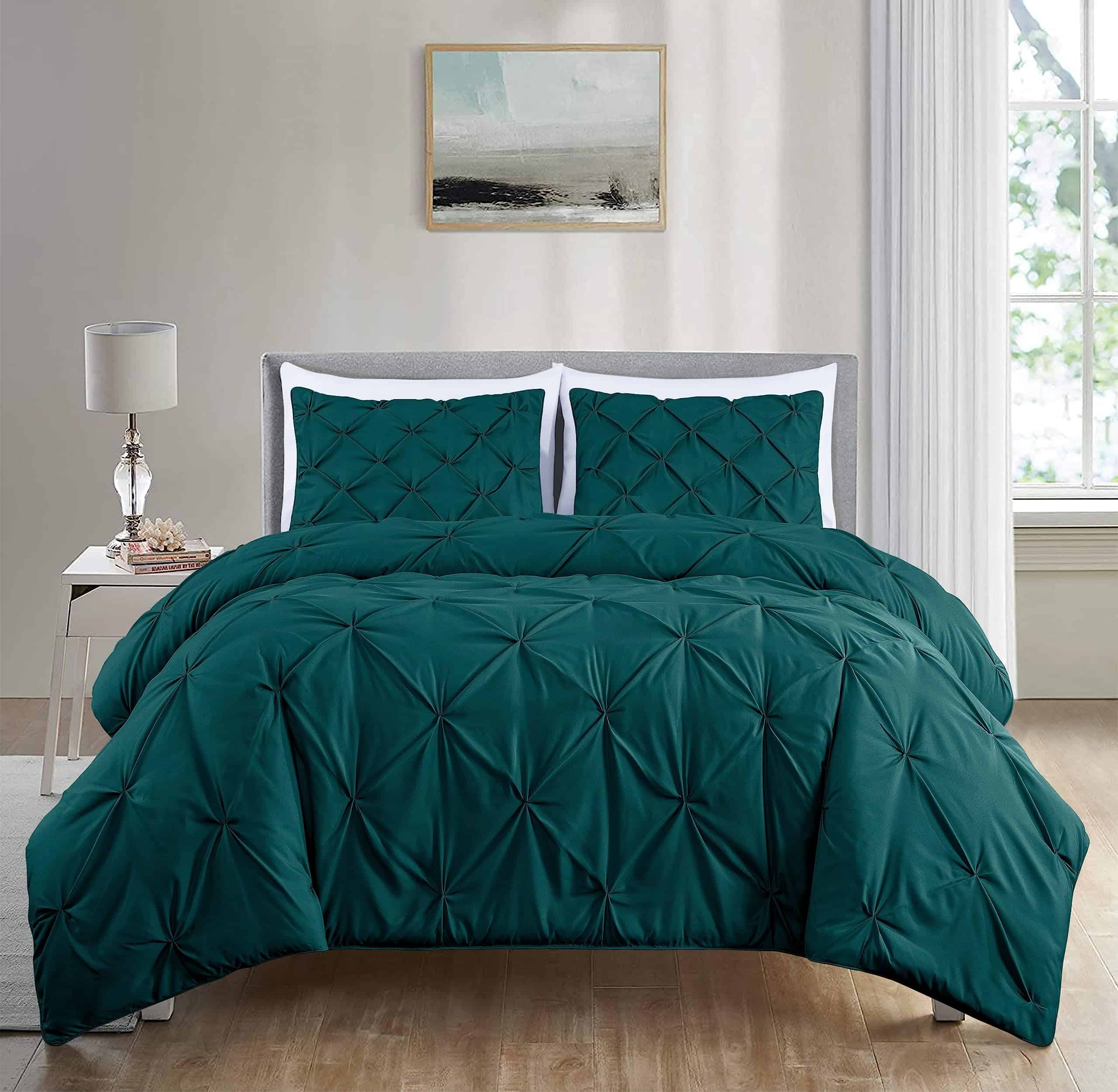 Juego de Comforter Chezmoi Collection Berlin Teal Pinch - Imagen 3