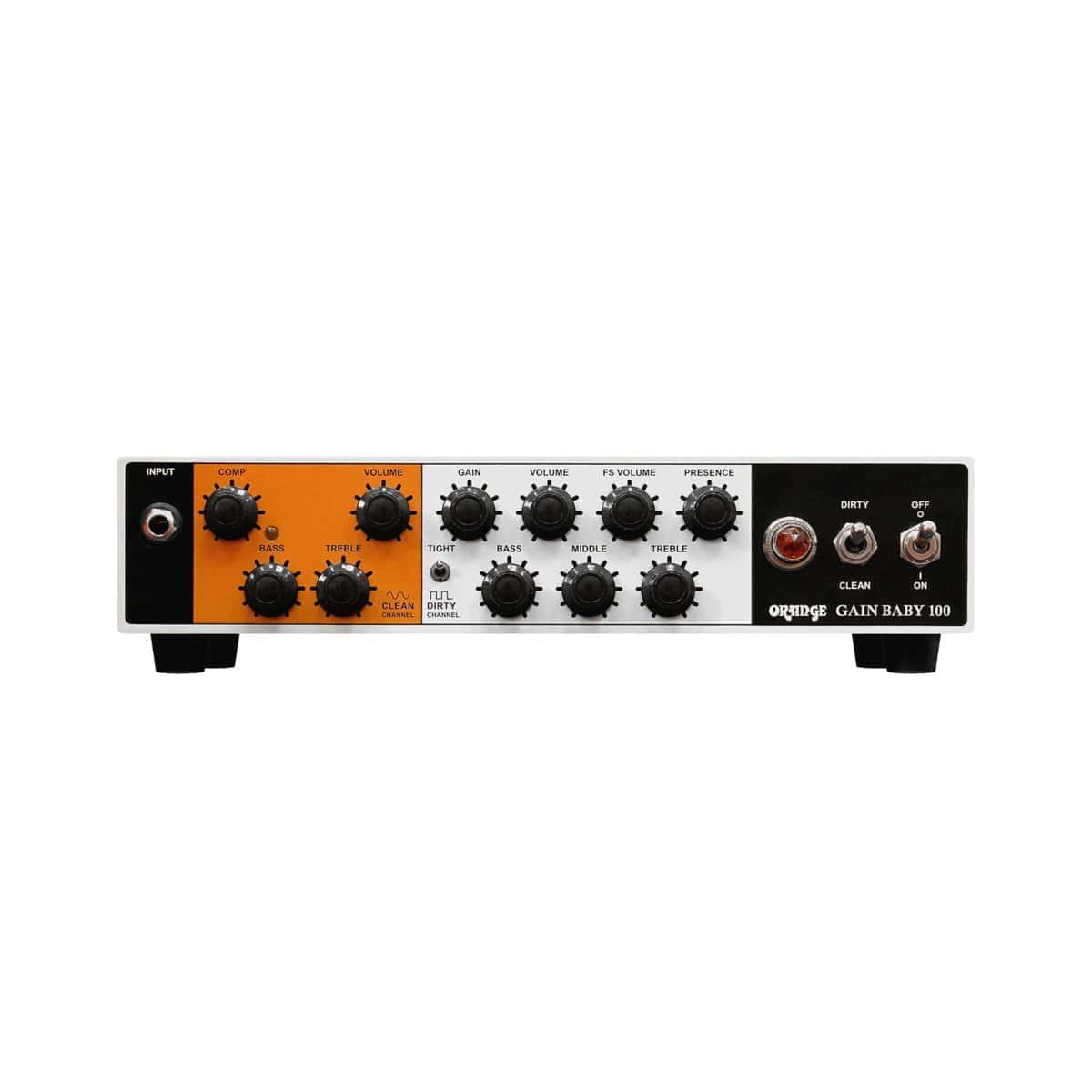 Orange Gain Baby Twin Channel Solid State Guitar Head, 100