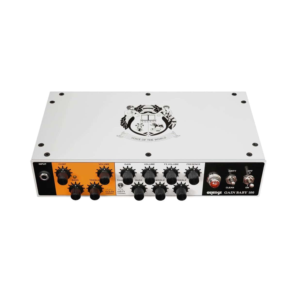 Orange Gain Baby Twin Channel Solid State Guitar Head, 100 - Imagen 7