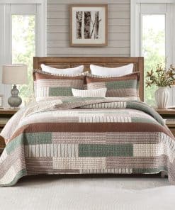 Colcha a Cuadros King Size de Uniclinens, Juego de Ropa de