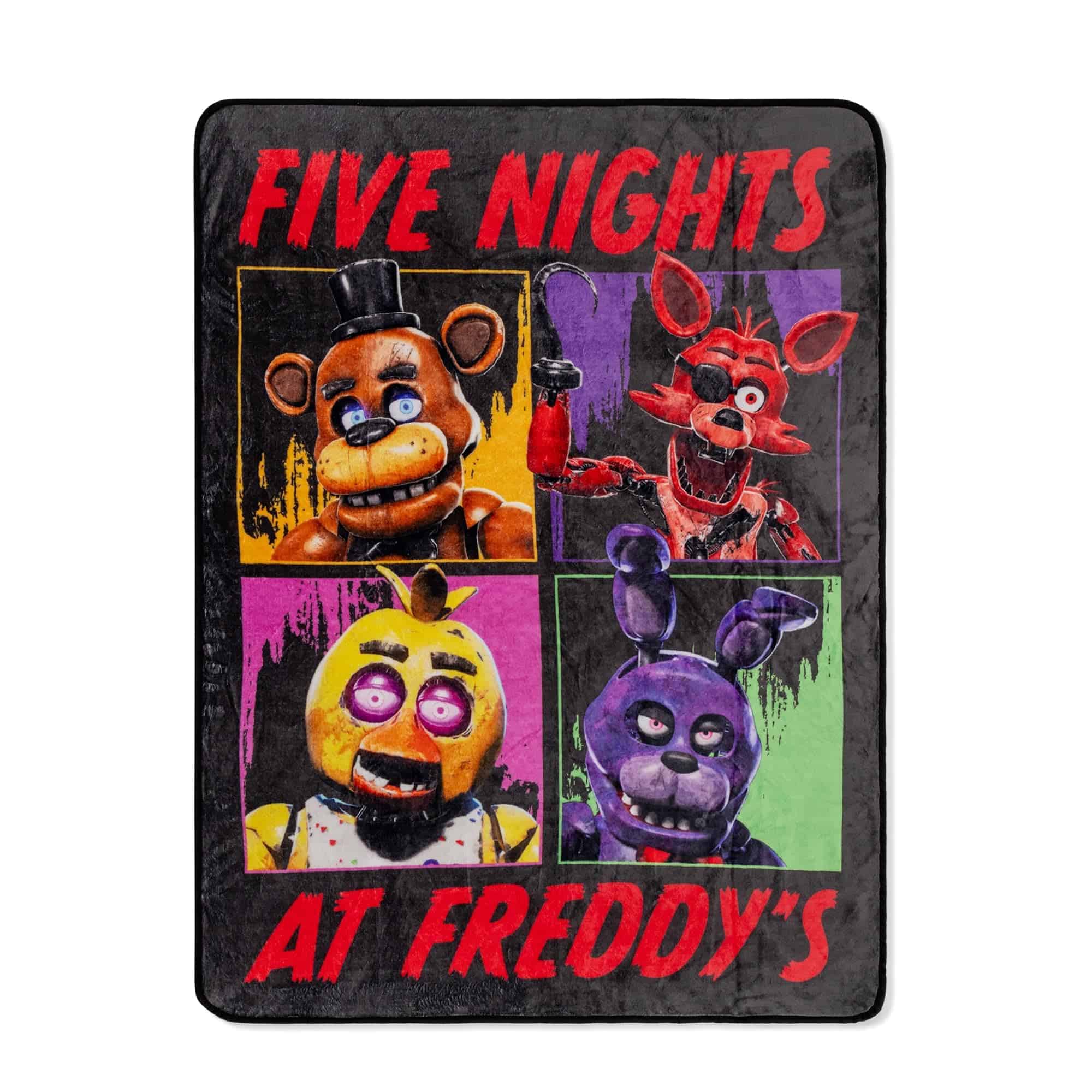 Manta Raschel de Five Nights at Freddy's Characters |