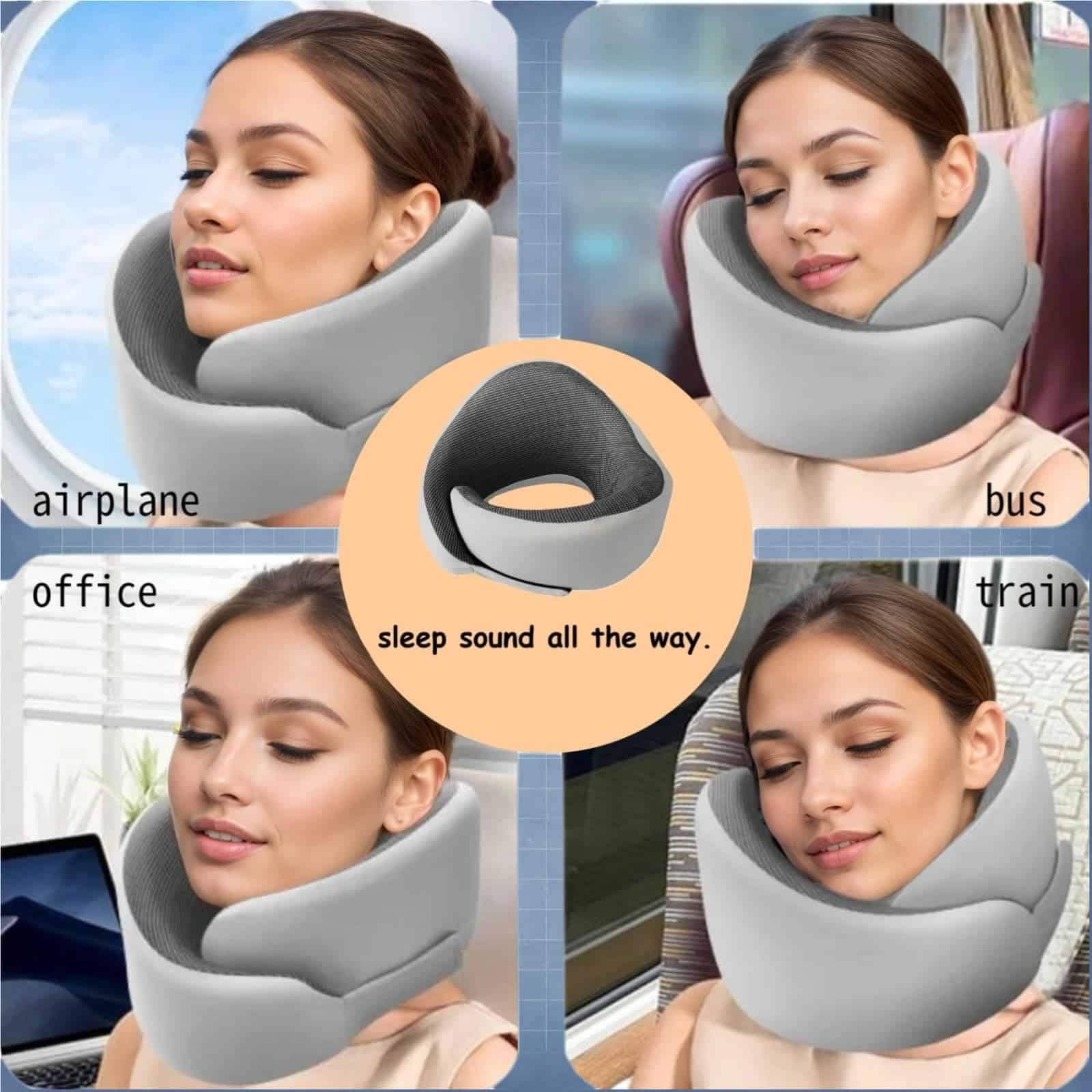 Almohada de Cuello de Espuma con Memoria Stuntechy, Diseño - Imagen 6