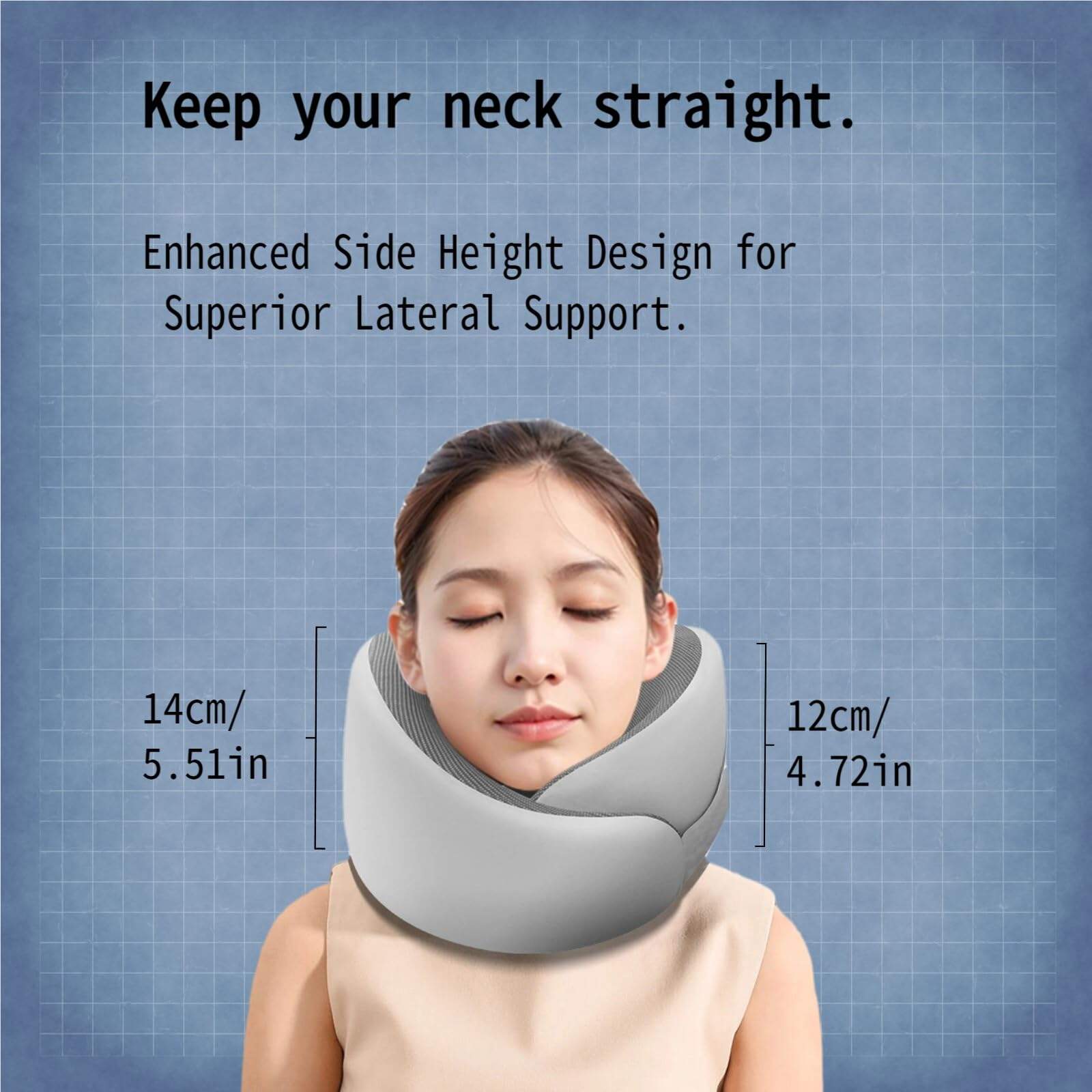 Almohada de Cuello de Espuma con Memoria Stuntechy, Diseño - Imagen 8