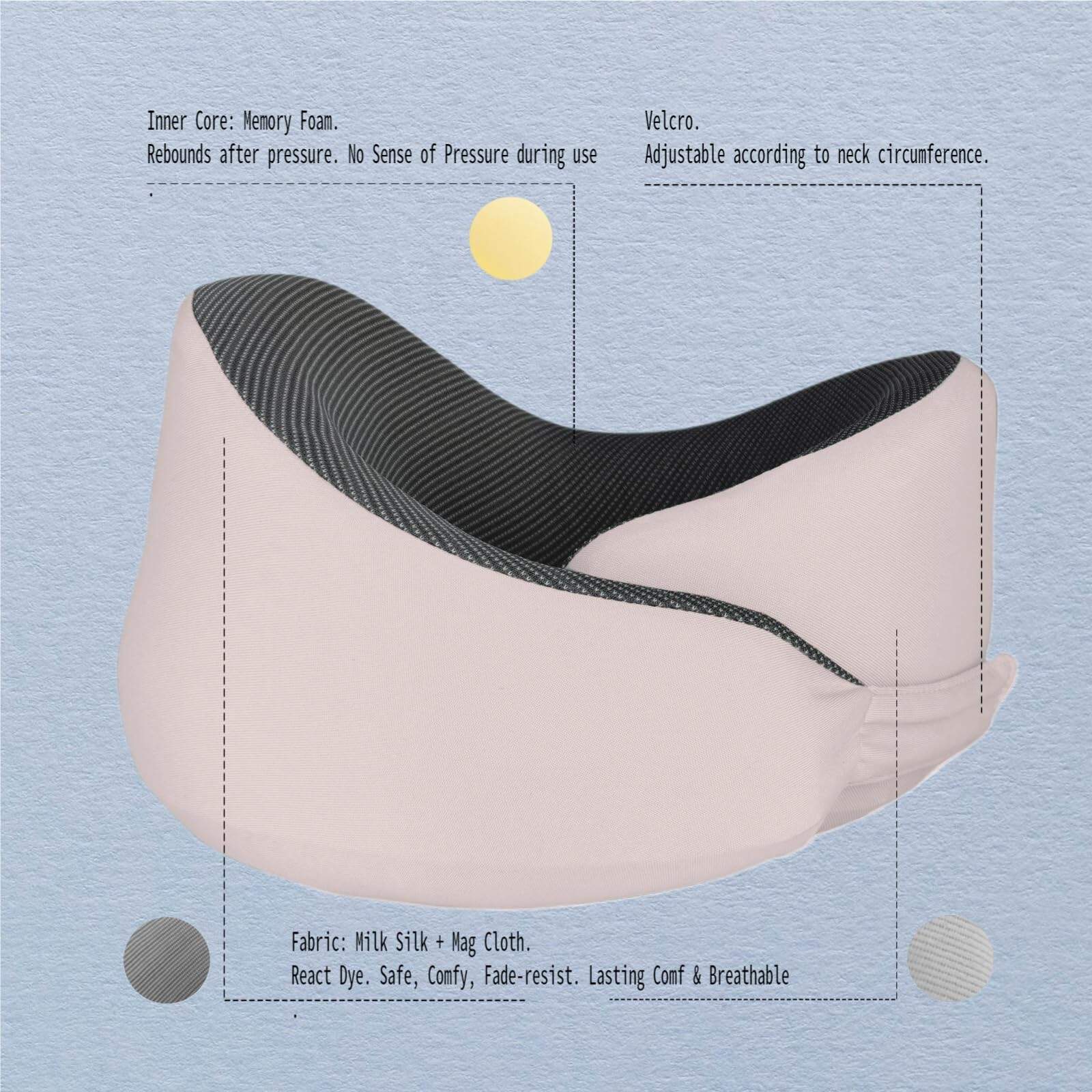 Almohada de Cuello de Espuma con Memoria Stuntechy, Diseño - Imagen 10