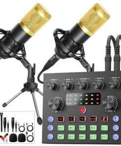 Paquete de Equipo para Podcast para 2 - Interfaz de Audio