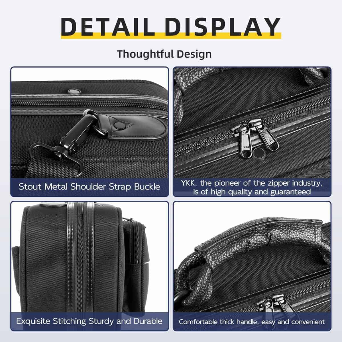 Estuche de Saxofón Soprano Recto Omebaige, Material Nylon - Imagen 5