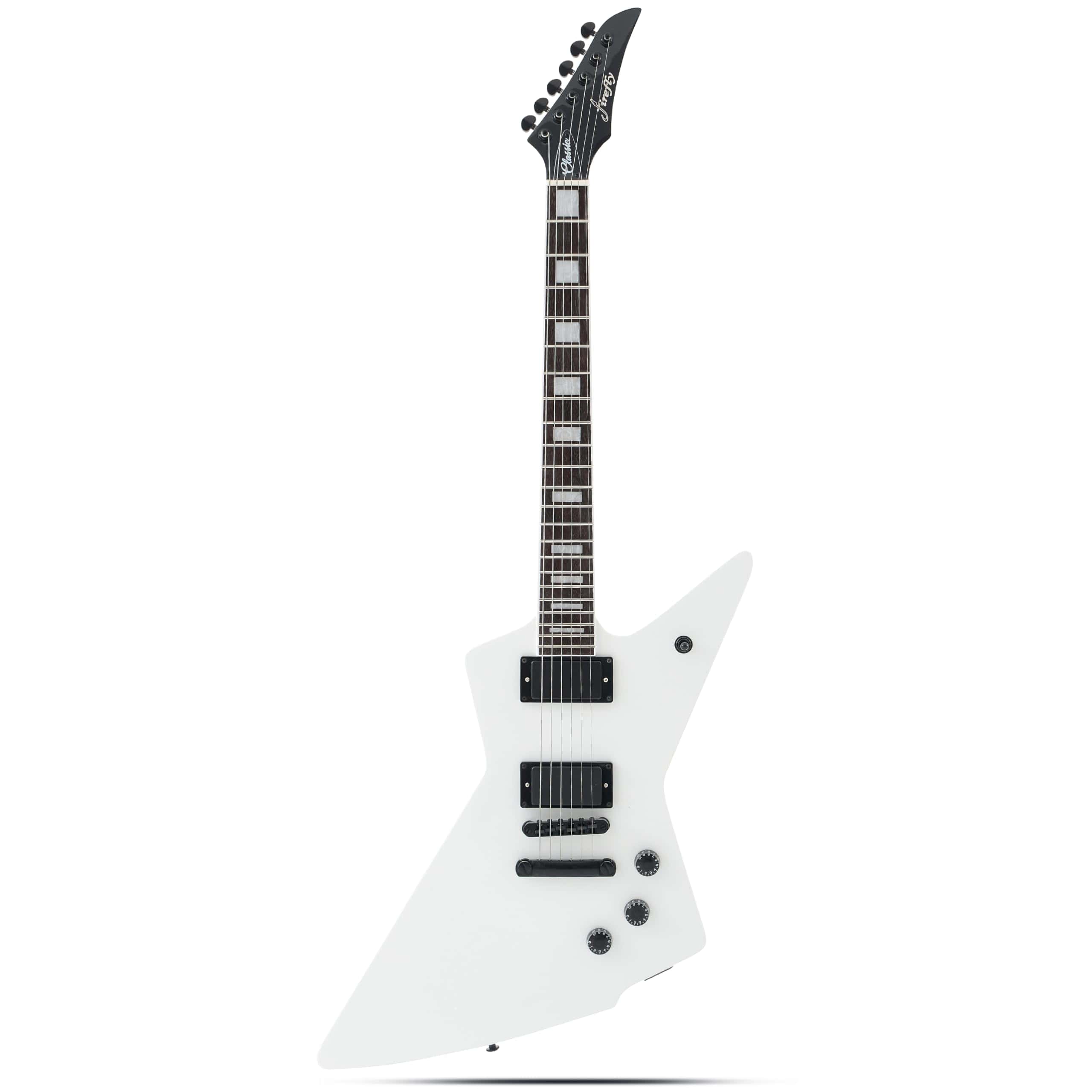 Guitarra eléctrica de cuerpo sólido Firefly -Blanco