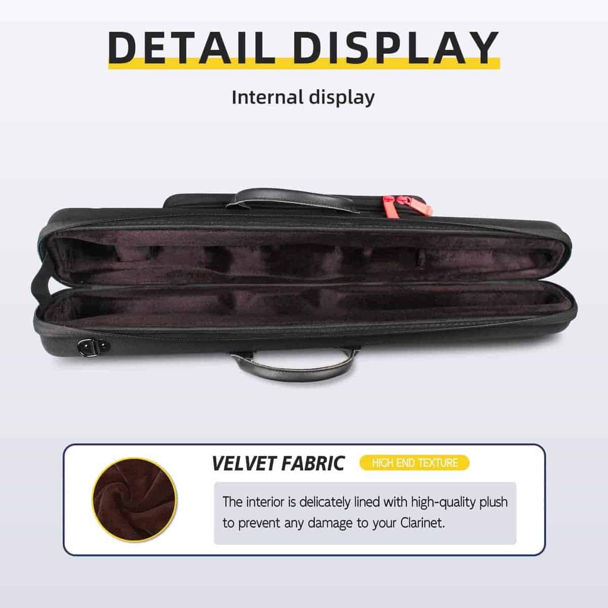Estuche ligero Omebaige para clarinete Bb con -Arcoíris - Imagen 7