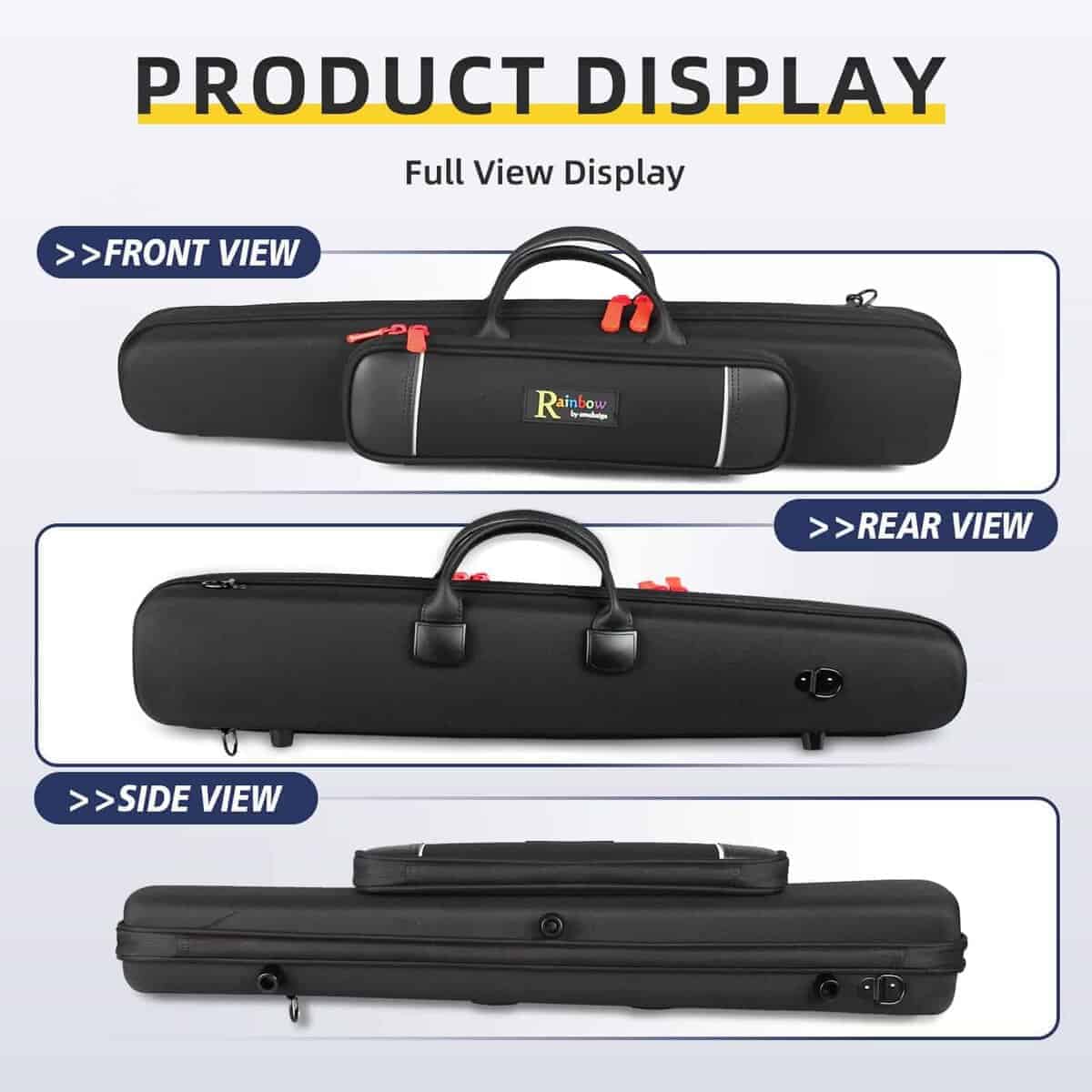 Estuche ligero Omebaige para clarinete Bb con -Arcoíris - Imagen 8