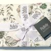 Juego de sábanas blancas de 4 piezas 100% algodón de lujo