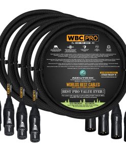 4 Unidades - 6 pies - Cable WBC-PRO-Quad Ultra-Silencioso