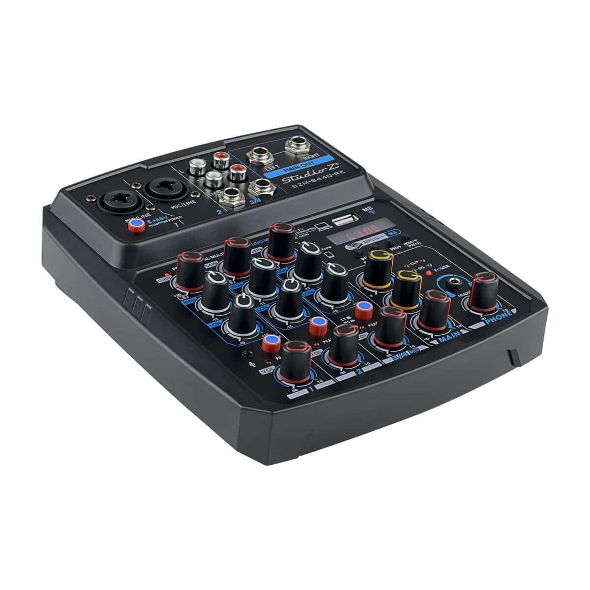 Consola de Mezcla Mini para DJ Studio Z (SZM-B440-RE) con 4