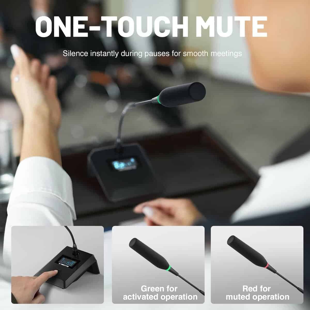 Sistema de Micrófono Inalámbrico de Conferencia Phenyx Pro, - Imagen 6