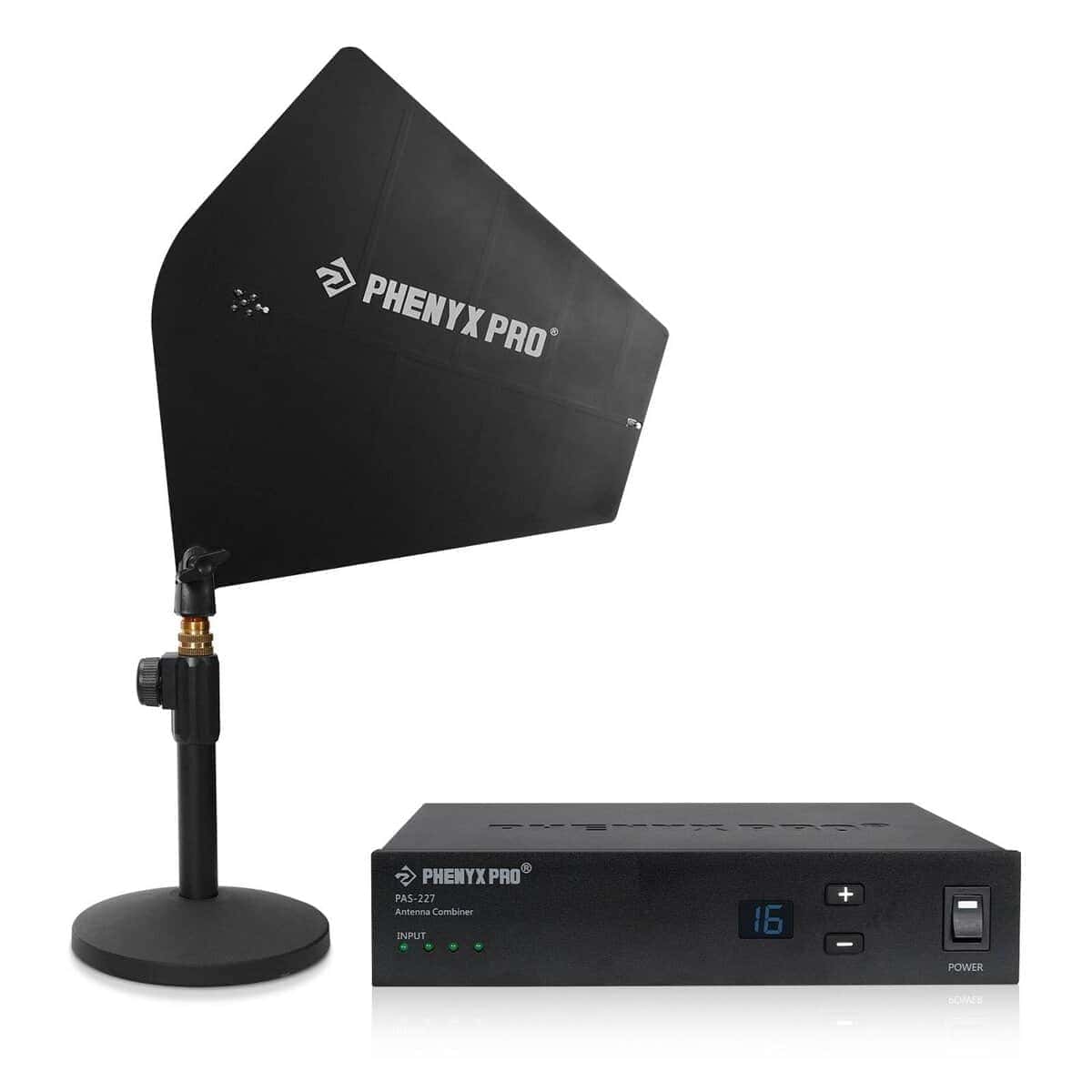 Paquete combinador de antenas inalámbricas UHF Phenyx Pro