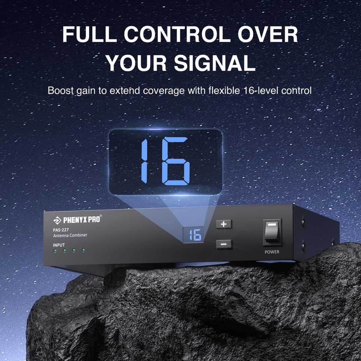 Paquete combinador de antenas inalámbricas UHF Phenyx Pro - Imagen 4