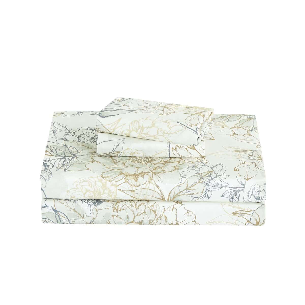 Juego de sábanas Chezmoi Collection Clematis 4 piezas - - Imagen 10