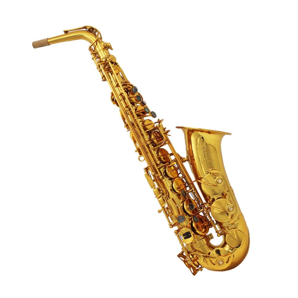 Saxofón Alto de Laca Dorada en Mi bemol: Saxofón Alto para