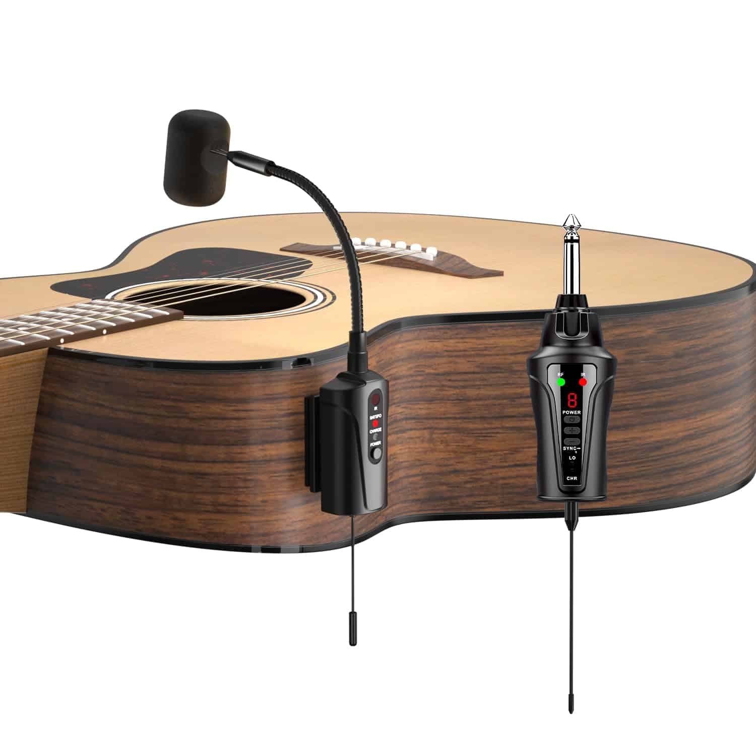 Micrófono inalámbrico para guitarra acústica ACEMIC,