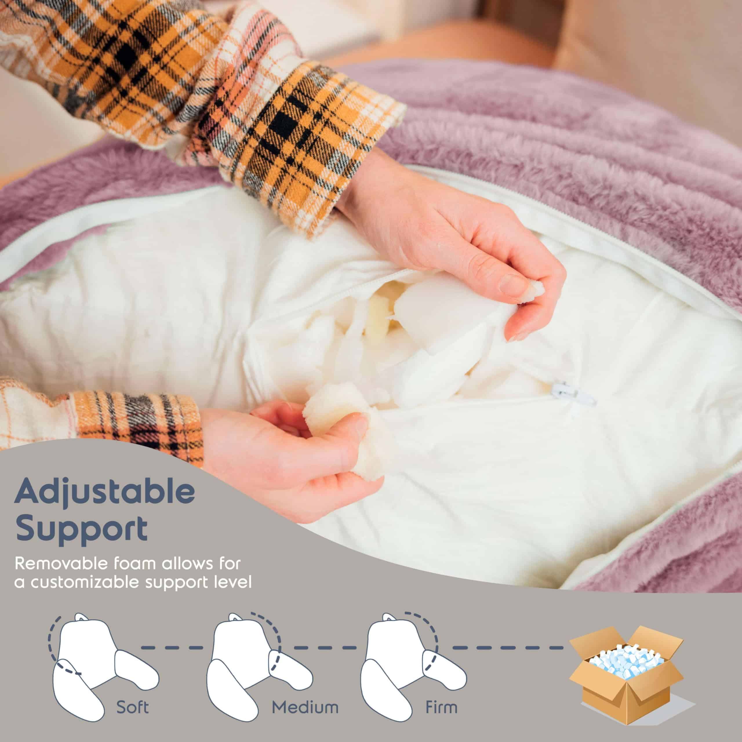 Almohada de Lectura Nestl, Elegante Cojín para la Espalda - Imagen 7