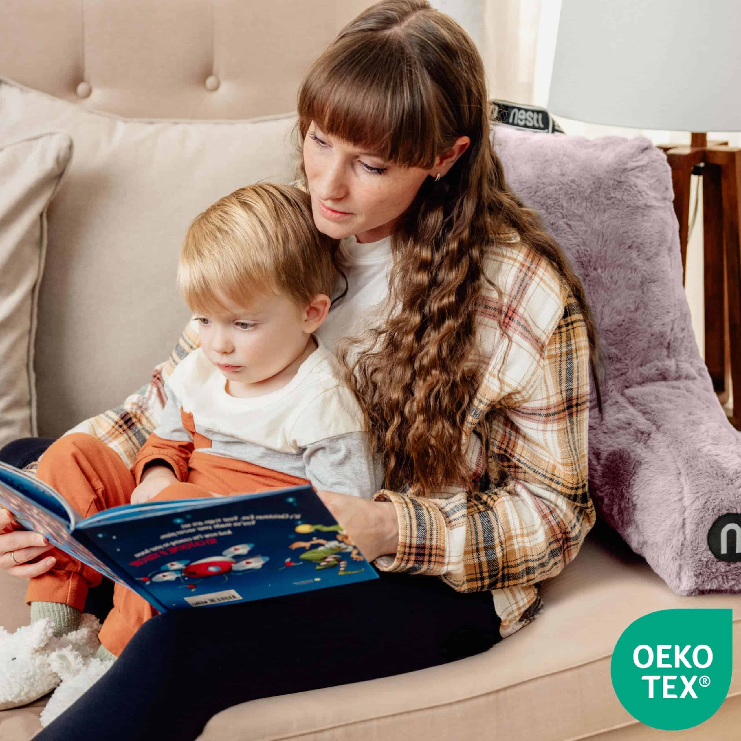 Almohada de Lectura Nestl, Elegante Cojín para la Espalda - Imagen 3