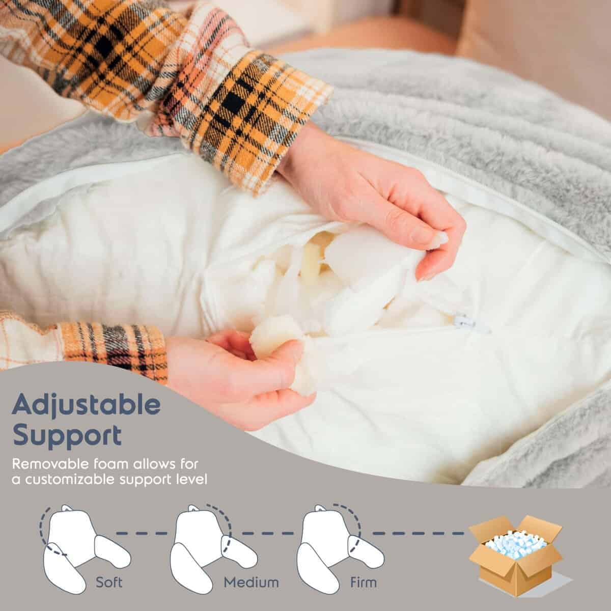 Almohada de Lectura Nestl, Elegante Almohada de Respaldo - Imagen 7