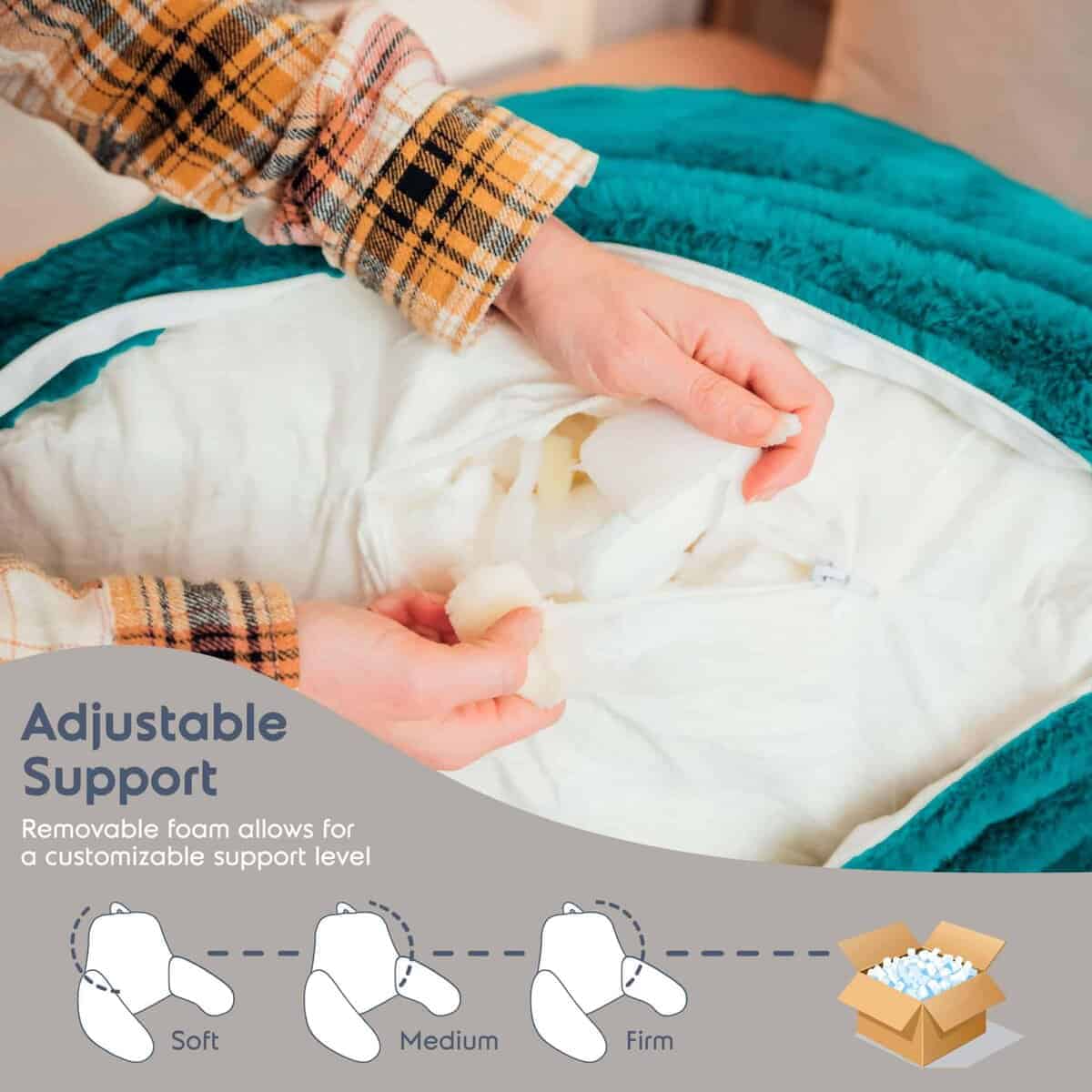 Almohada de lectura Nestl, elegante almohada para la cama - Imagen 7