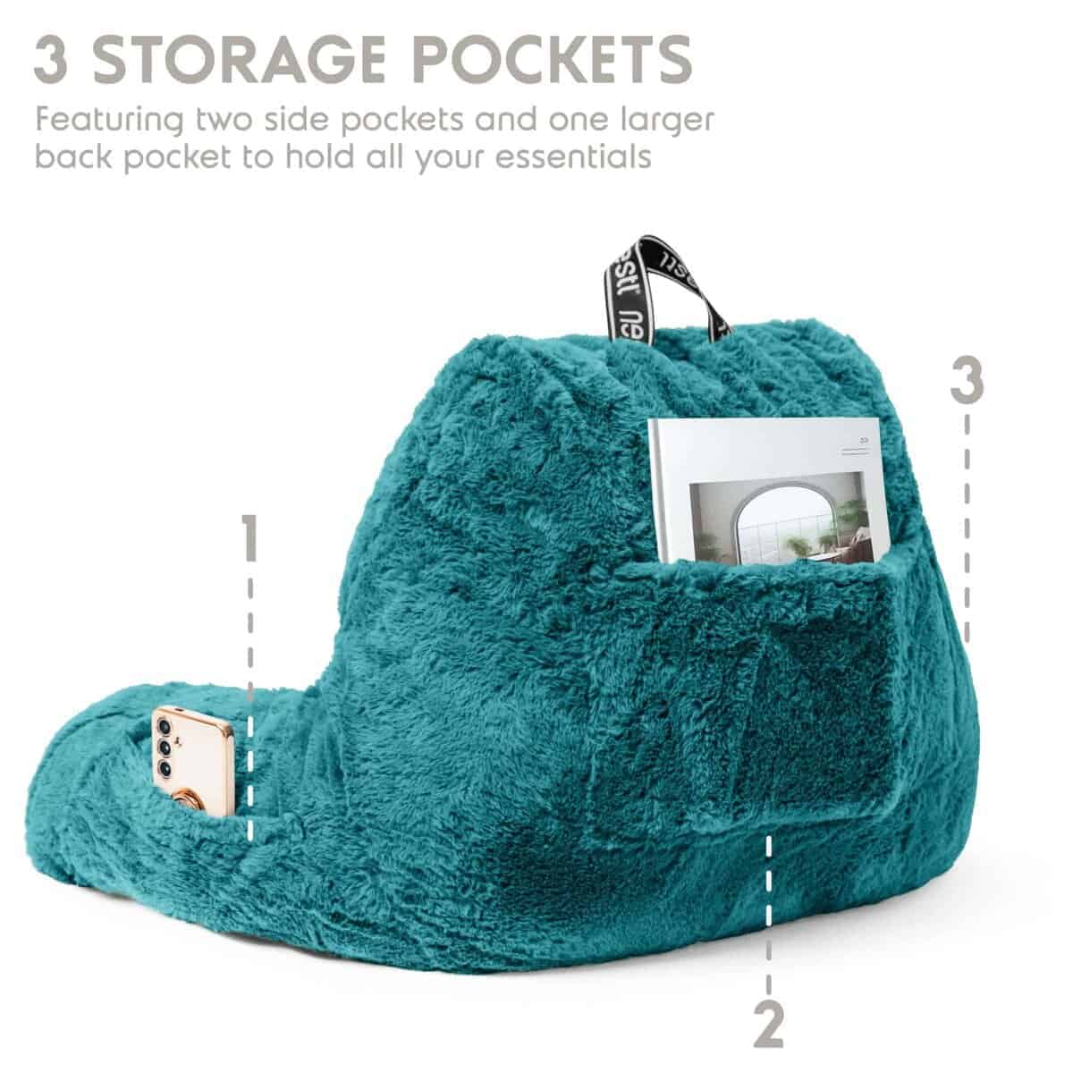 Almohada de lectura Nestl, elegante almohada para la cama - Imagen 6