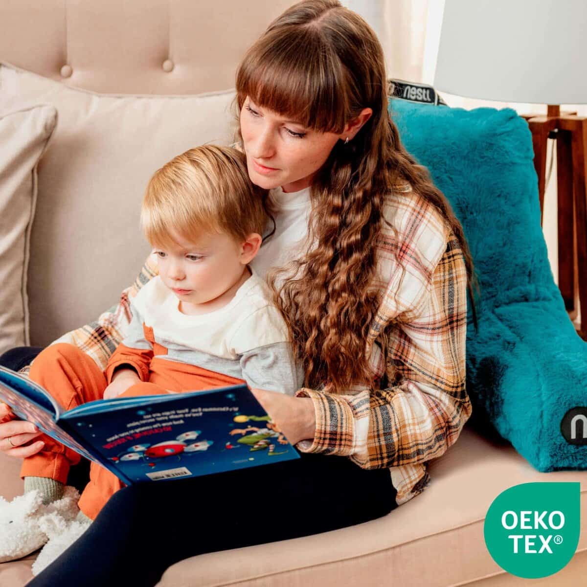 Almohada de lectura Nestl, elegante almohada para la cama - Imagen 3