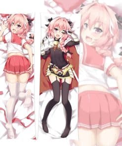 Funda de almohada para cuerpo de anime -Morado