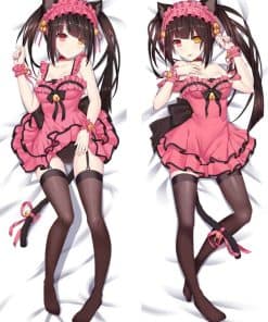 Funda de almohada corporal de anime Tokisaki Kurumi Cosplay