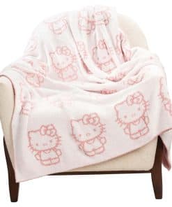 Cobija Esponjosa Hello Kitty - Manta Esponjosa de Tejido