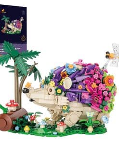 Set de Construcción de Juguetes JMBricklayer Flores Erizo