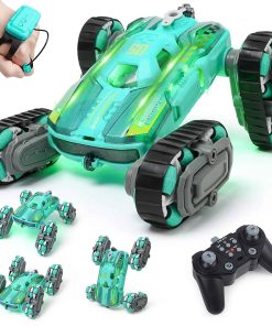 Coche RC de Acrobacias con 8 Ruedas para Niños de 6 a 12