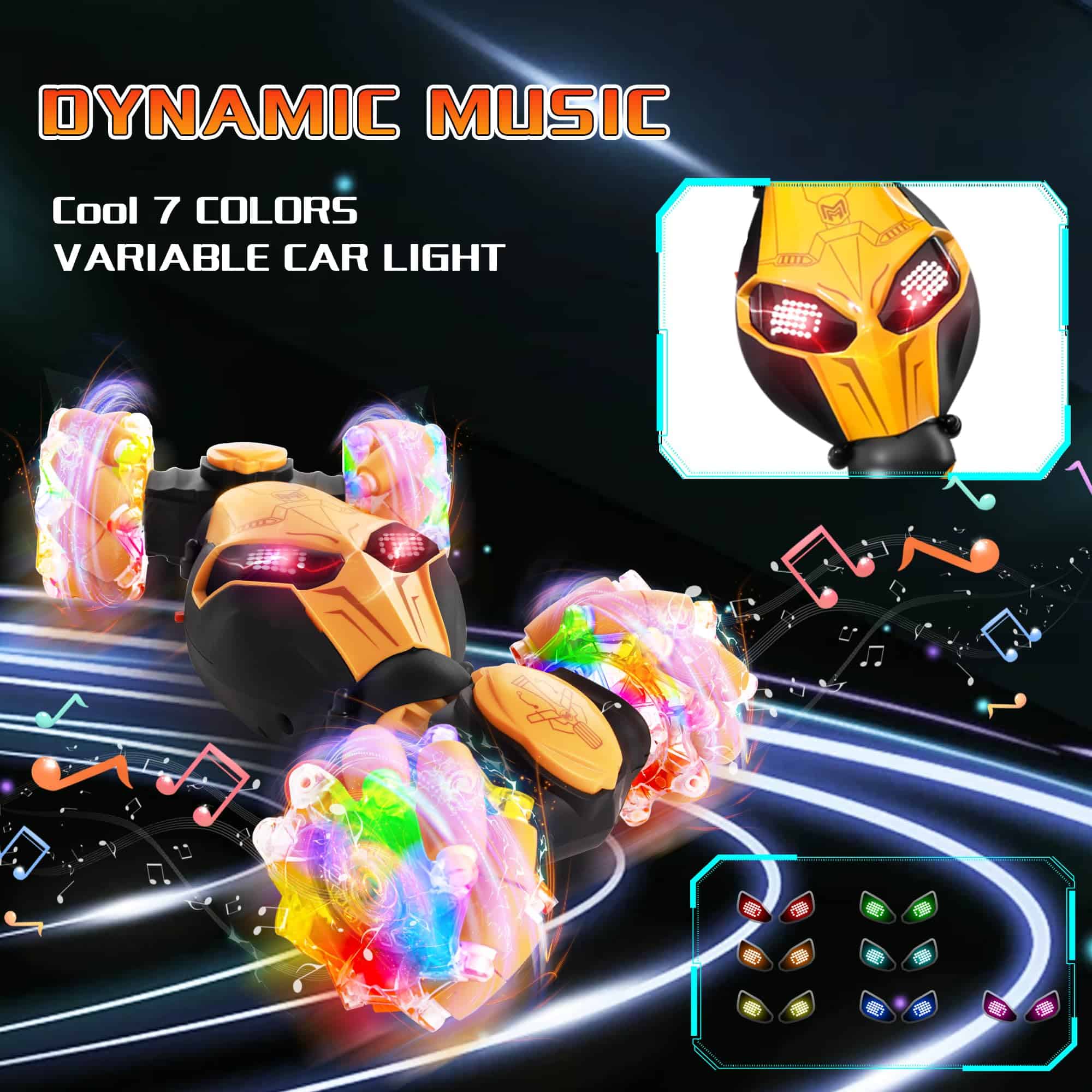 Coche de Control Remoto con Sensor de Gestos para Niños - Imagen 4