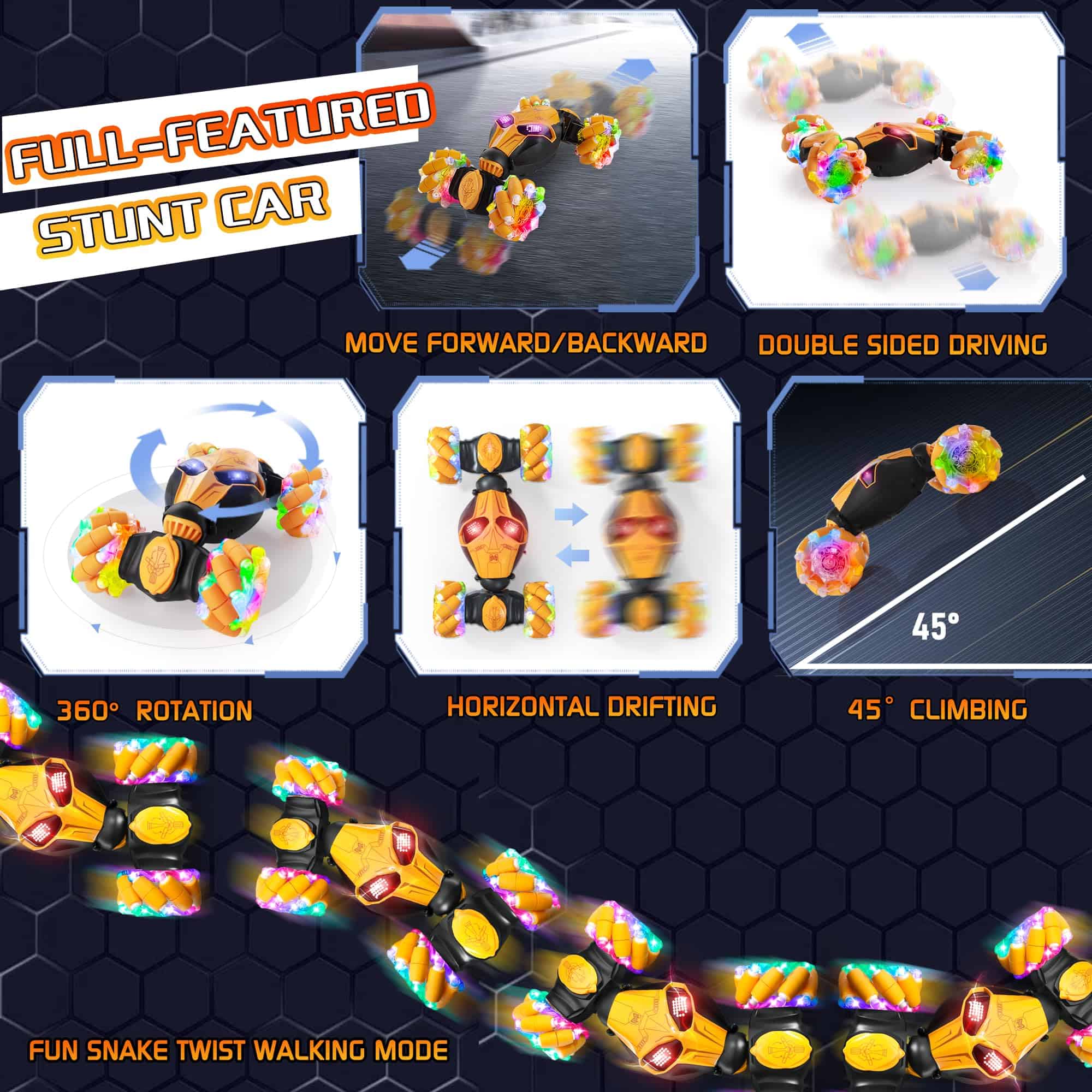 Coche de Control Remoto con Sensor de Gestos para Niños - Imagen 3