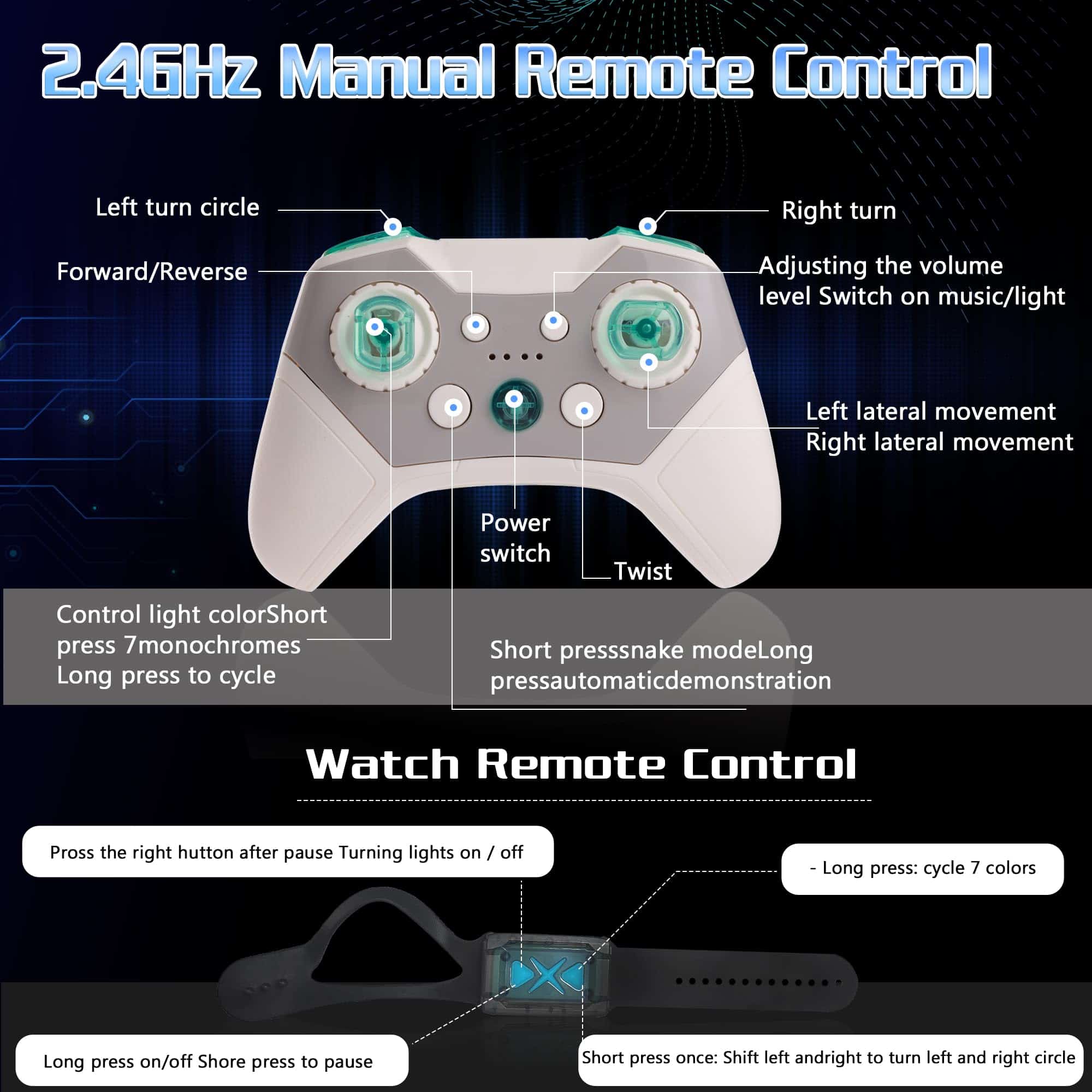Coche de Control Remoto con Sensor de Gestos RC Stunt Cars - Imagen 9