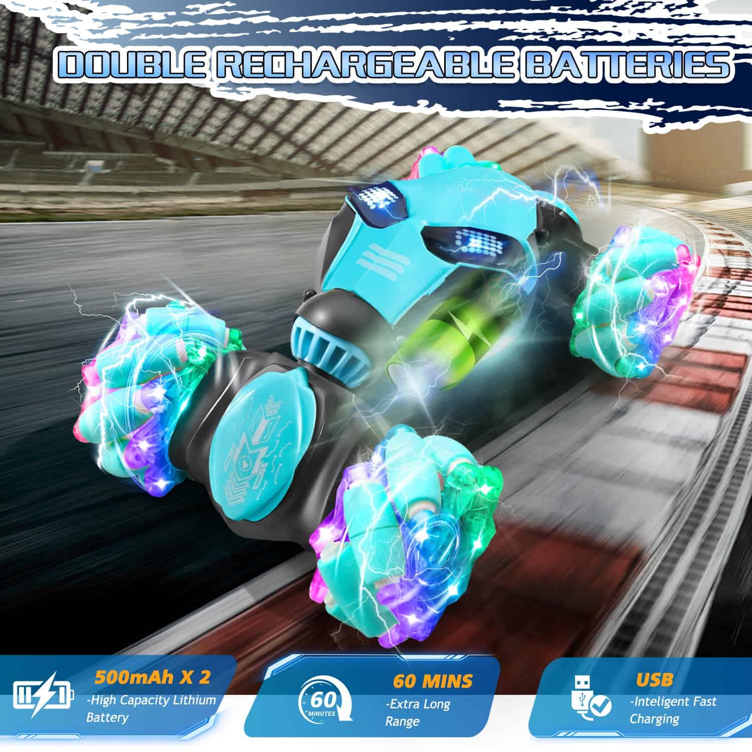 Coche de Control Remoto con Sensor de Gestos RC Stunt Cars - Imagen 6