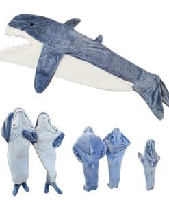 Saco de Dormir con Capucha de Tiburón Portátil para Adulto