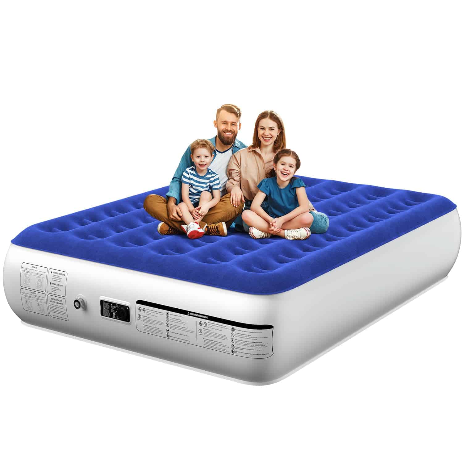 Colchón de Aire Xsleep Queen con Bomba Incorporada de Lujo